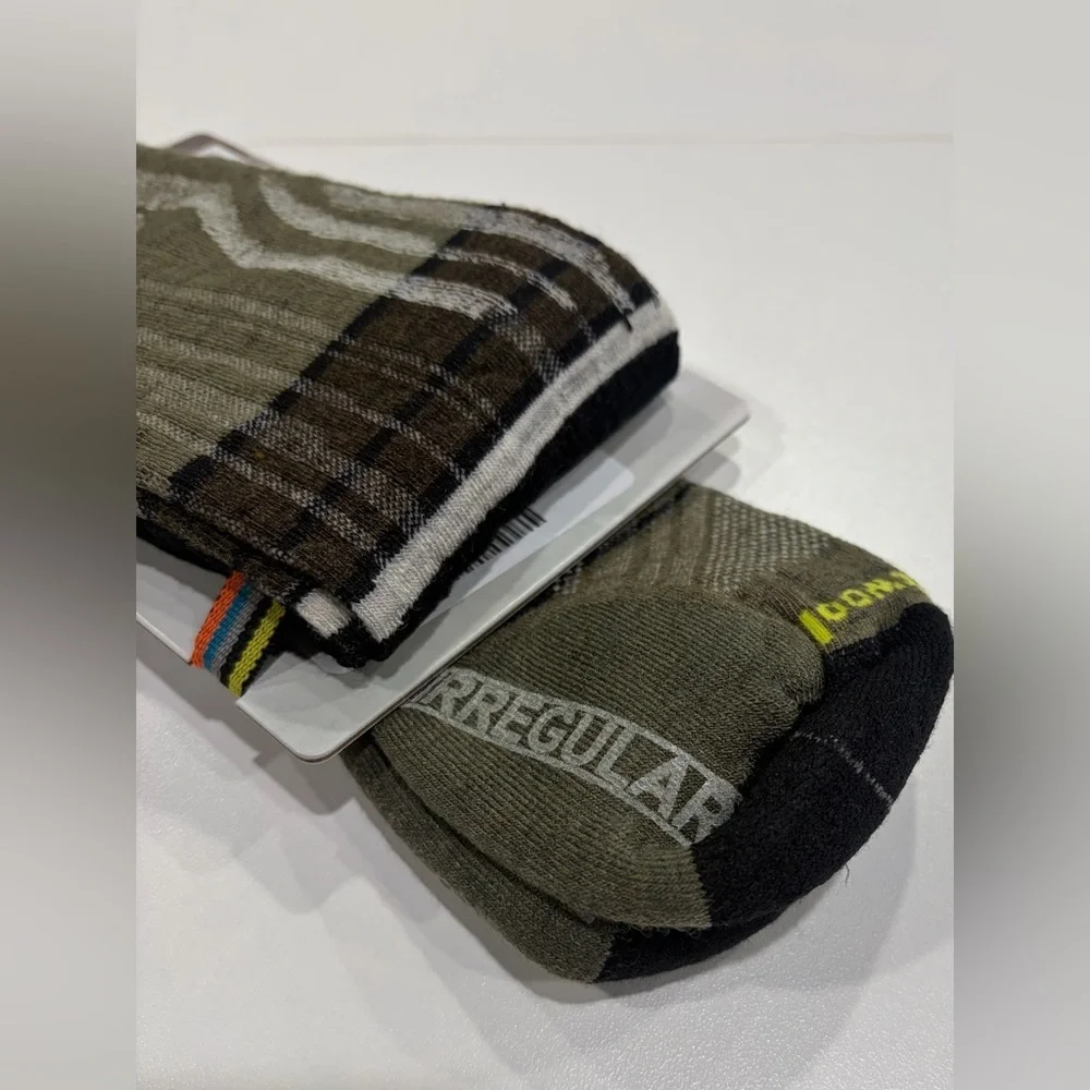 SmartWool Men's Medium Ski Targeted Cushion Summit Shot Socks Green Black NWT
